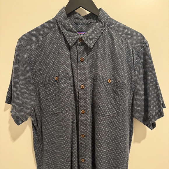 Patagonia Mens Hemp Button-up - Medium - Picture 1 of 2